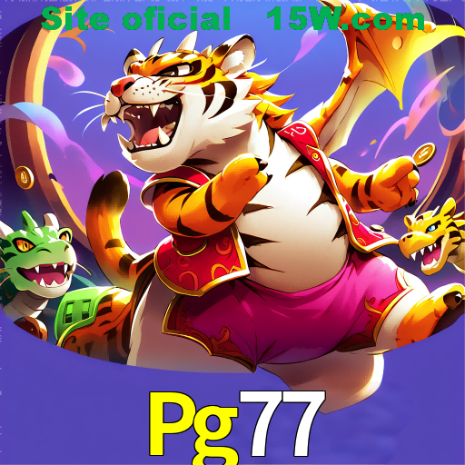 Imagem promocional da Pg77 mostrando a plataforma e suas vantagens